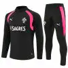 Portugal 2026 black and purple quarter-zip kit front