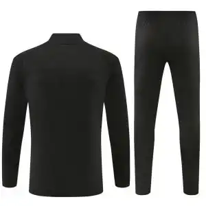 Portugal 2026 black and purple quarter-zip kit back