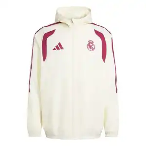 Real Madrid Hoodie Windbreaker Jacket White 2026/27