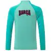 Kids Barcelona 1/4 Zipper Sweat Kit(Top+Pants) Green 2026/27