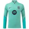 Barcelona 1/4 Zipper Sweat Kit(Top+Pants) Green 2026/27