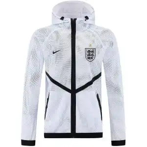 England Hoodie Jacket White 2026