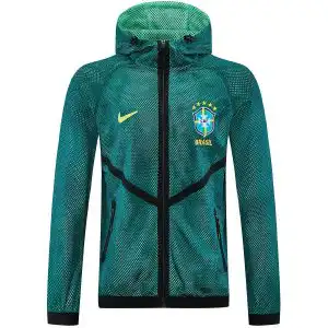Brazil Hoodie Jacket Green 2026