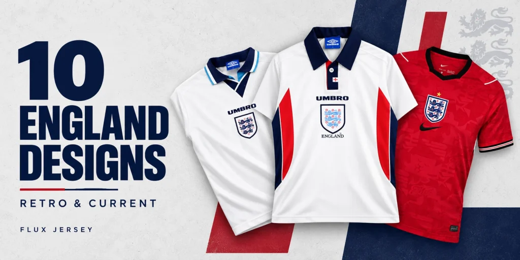 Ten England Shirt Designs: Retro and Current References — editorial cover
