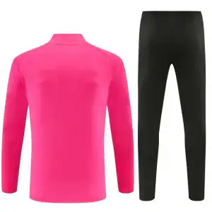 Portugal Pink/Black 2026 quarter-zip training top and pants - back view