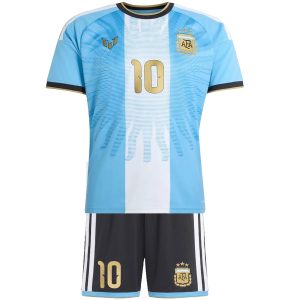 Messi #10 Kids Argentina x Messi Farewell Anniversary Jersey Kit 2026