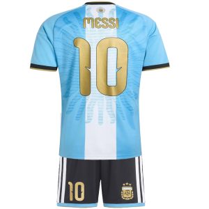 Messi #10 Kids Argentina x Messi Farewell Anniversary Jersey Kit 2026