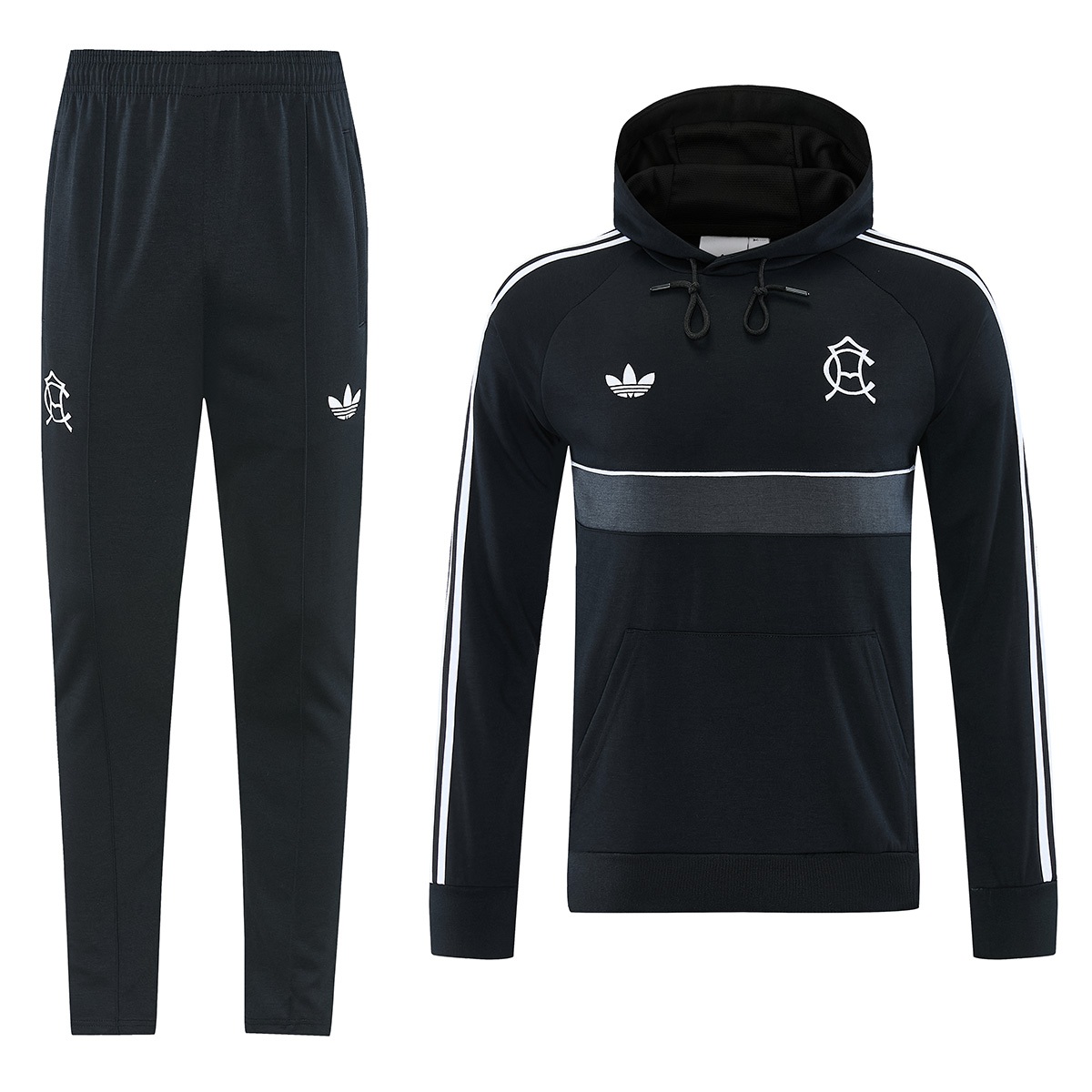 Club America Hoodie Training Kit Black 2026/27 – Flux Jersey Club America Hoodie Training Kit Black 2026/27