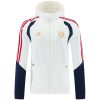 Bayern Munich Windbreaker Tracksuit Kit(Hoodie+Pants) White 2026/27 - top front view