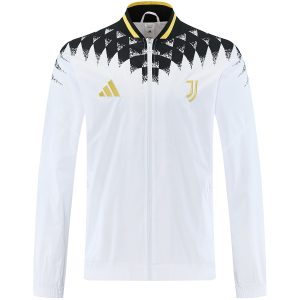 Juventus Windbreaker Jacket White 2026/27 - front view