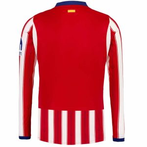 Atletico Madrid Home Long Sleeve Jersey 2026/27 - back view